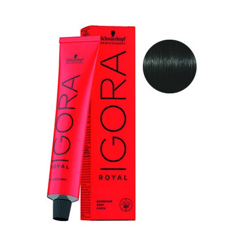 Coloration Igora Royal 1-0 noir 60ml