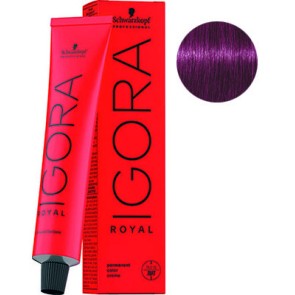 Coloration Igora Royal 9-98 blond très clair violet rouge 60ml