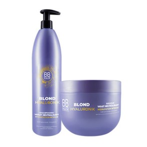 Pack shampooing + masque Blond Hyaluronik BBhair