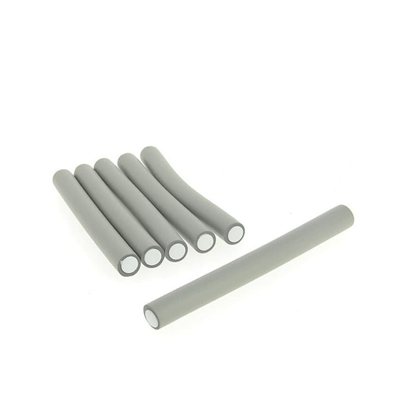 Bigoudis Rollers gris x 6 (18mm x 18cm)