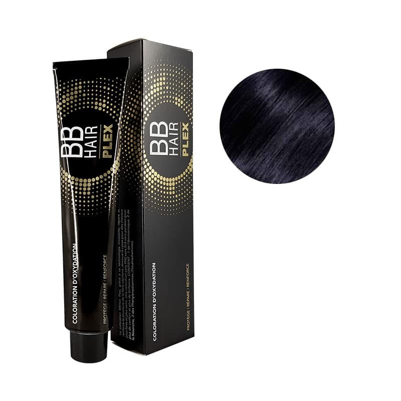 Coloration BBhair plex 1.10 noir bleuté 100ml