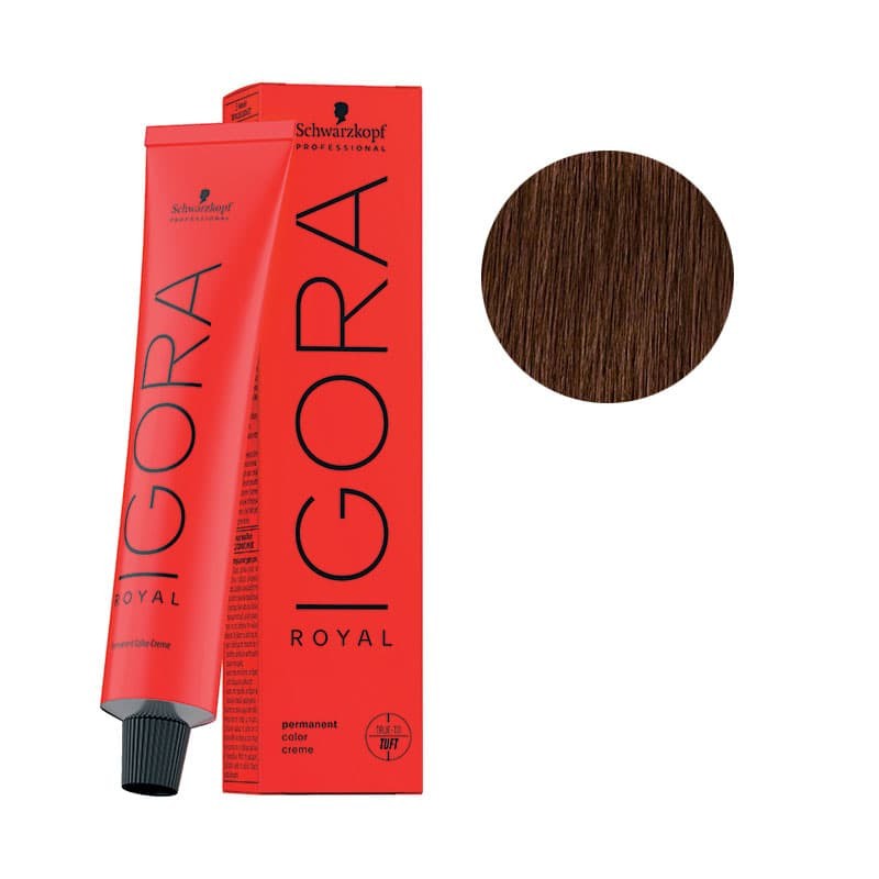 Coloration Igora Royal 6-46 blond foncé beige marron 60ml