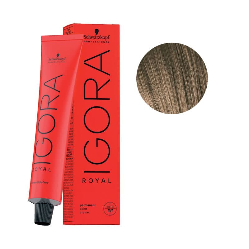 Coloration Igora Royal 8-00 blond clair naturel extra 60ml