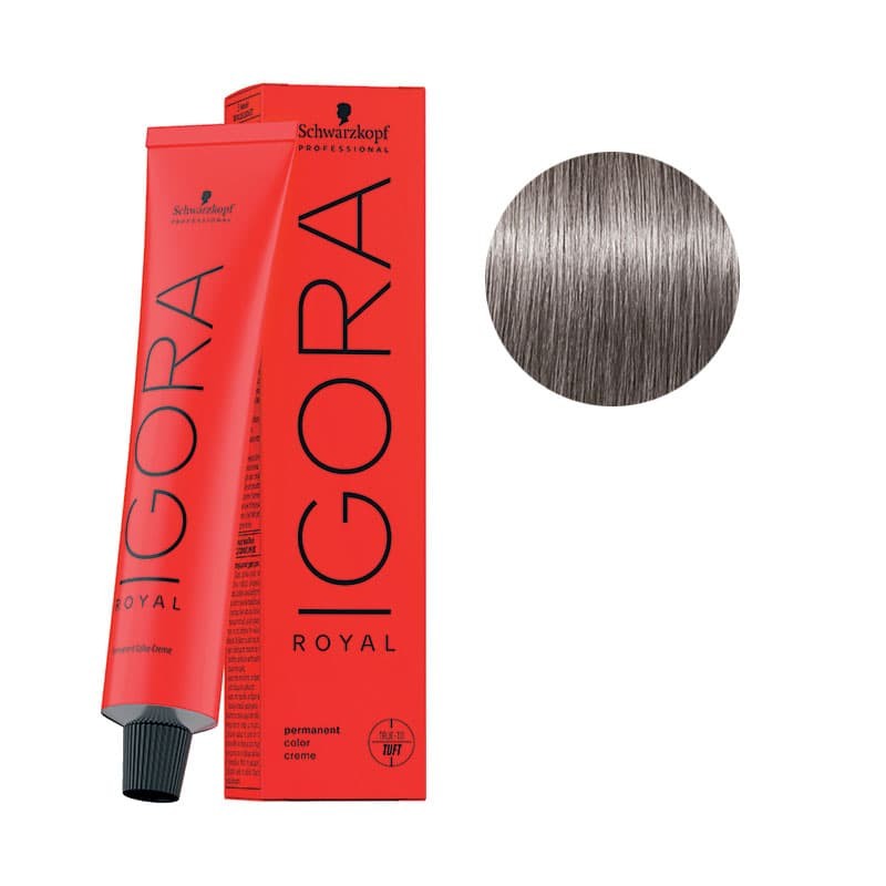 Coloration Igora Royal 8-21 blond clair fumé cendré 60ml