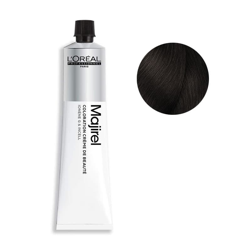 Coloration Majirel N°4,15 châtain cendré acajou 50ml