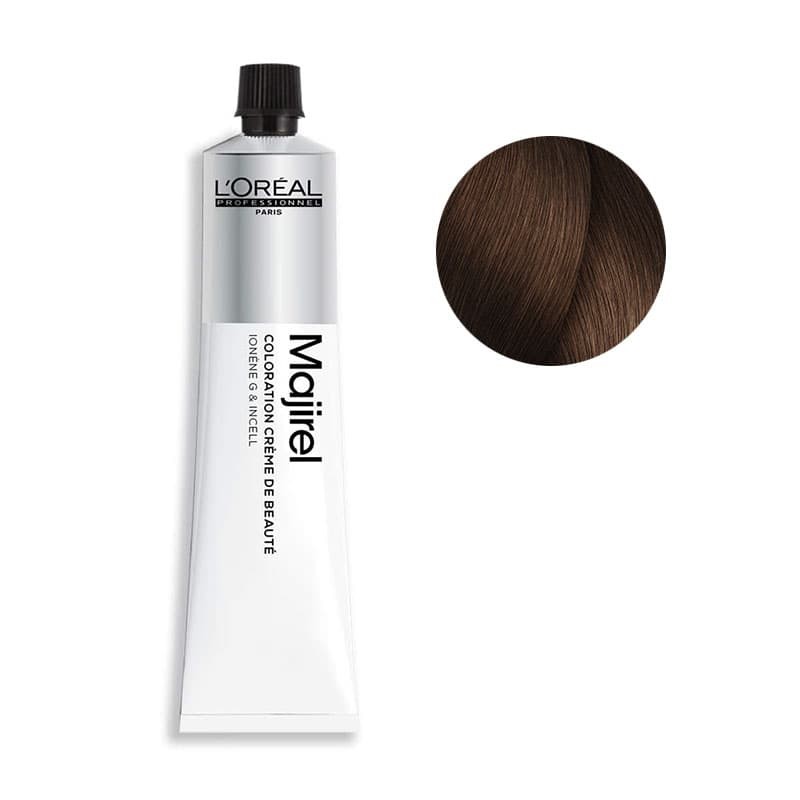 Coloration Majirel N°6,35 blond foncé doré acajou 50ml