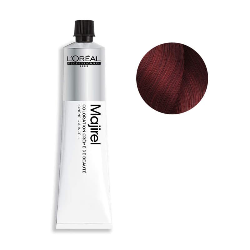 Coloration Majirouge Carmilane N°6,66 blond foncé rouge profond