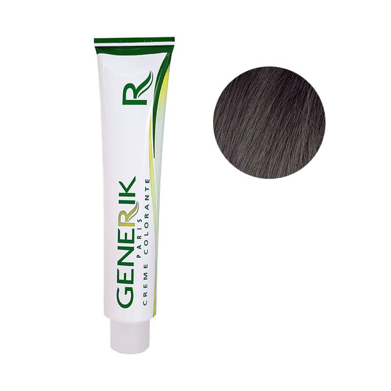 Coloration sans ammoniaque Générik 5.12 châtain clair cendré irisé 100ml