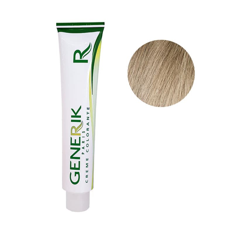 Coloration sans ammoniaque Générik 901+ ultra blond cendré 100ml