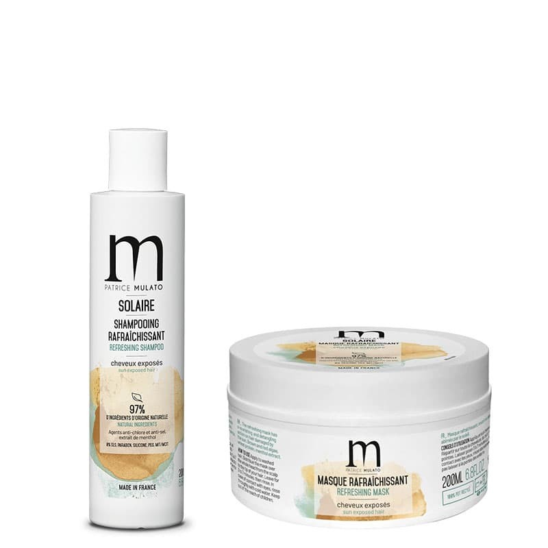 Pack shampooing + masque solaire Patrice Mulato