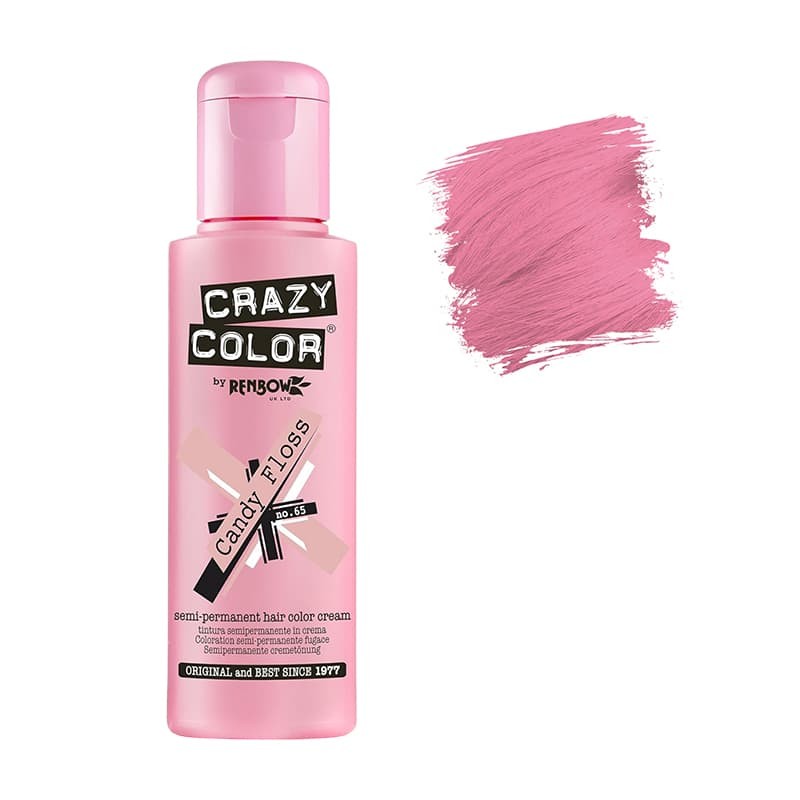 Coloration temporaire Crazy Color n°65 Candy Floss 100ml