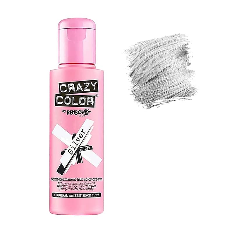 Coloration temporaire Crazy Color n°027 Silver 100ml