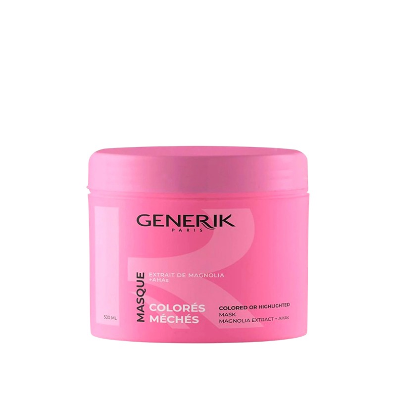 Masque cheveux colorés méchés Générik 500ml Masque cheveux colorés méchés Générik 500ml