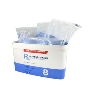 Poudre décolorante bleue 8 tons Générik 4x500g