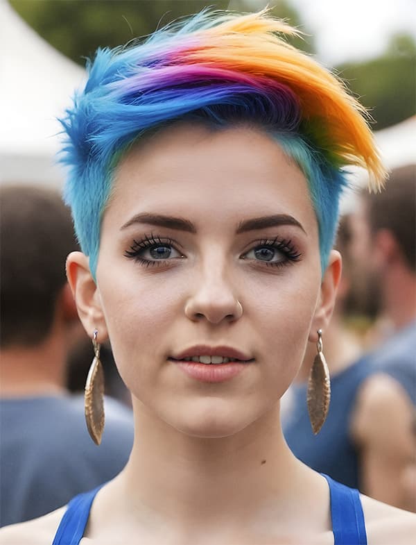 La couleur flashy