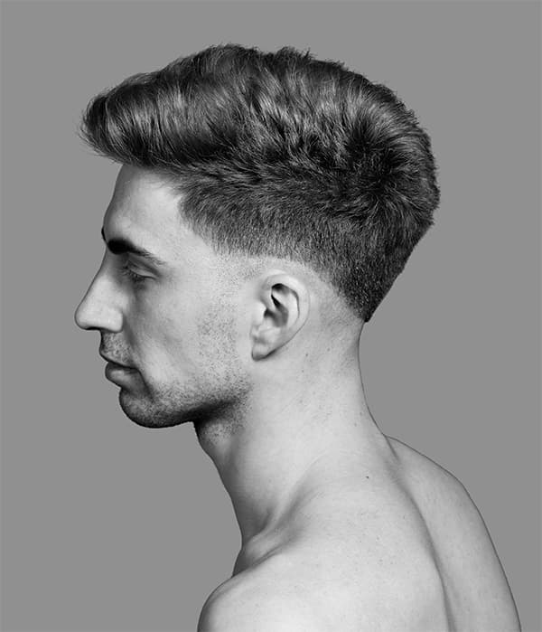 La coupe de cheveux taper